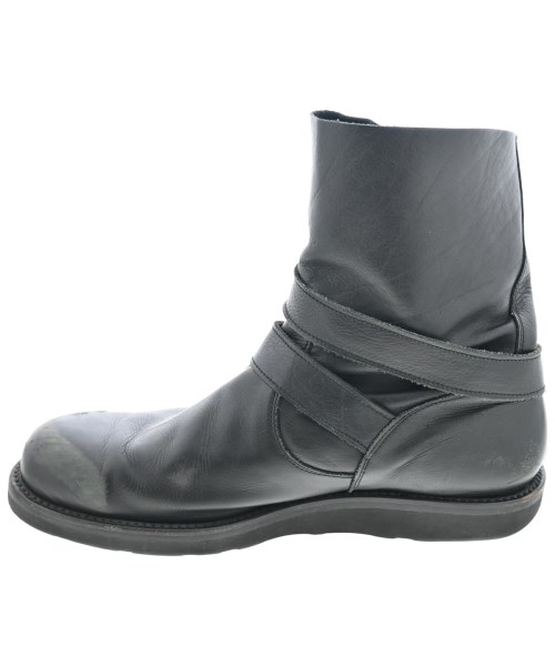 yohji yamamoto POUR HOMME（ヨウジヤマモトプールオム）ブーツ 黒 サイズ:4(27cm位) メンズ/2200607846041