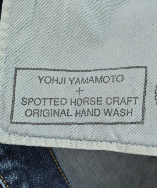 yohji yamamoto POUR HOMME（ヨウジヤマモトプールオム）デニムパンツ 青 サイズ:1(XS位) メンズ/2200606165327