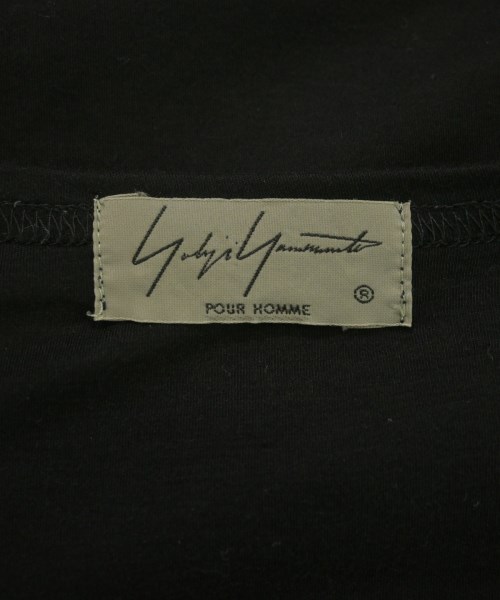 yohji yamamoto POUR HOMME（ヨウジヤマモトプールオム）Tシャツ・カットソー 黒 サイズ:3(M位) メンズ/2200609335048