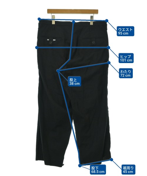 yohji yamamoto POUR HOMME（ヨウジヤマモトプールオム）その他 黒 サイズ:3(M位) メンズ/2200672856082