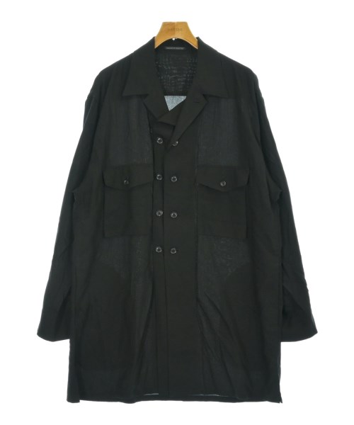 yohji yamamoto POUR HOMME(ヨウジヤマモトプールオム)カジュアルシャツ 黒 サイズ:3(M位)/2200673088031