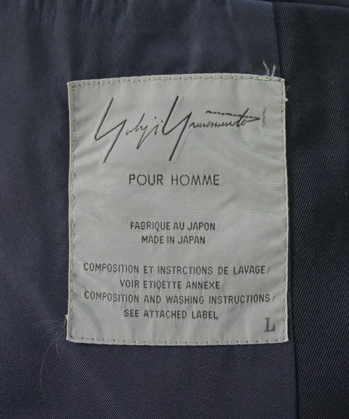 yohji yamamoto POUR HOMME（ヨウジヤマモトプールオム）テーラードジャケット 紺 サイズ:L メンズ/2200669630077