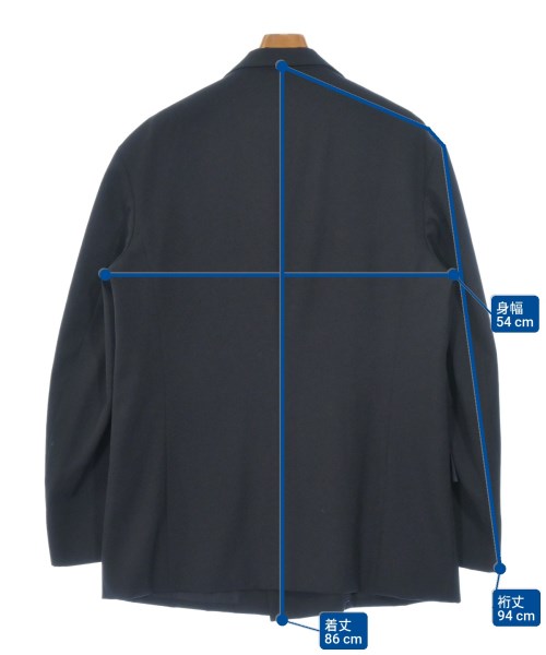 yohji yamamoto POUR HOMME（ヨウジヤマモトプールオム）テーラードジャケット 紺 サイズ:L メンズ/2200669630077