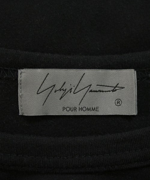 yohji yamamoto POUR HOMME（ヨウジヤマモトプールオム）Tシャツ・カットソー 黒 サイズ:3(M位) メンズ/2200673555021
