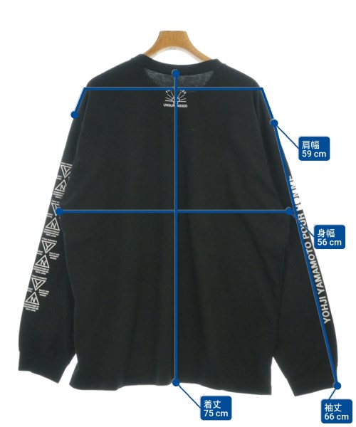 yohji yamamoto POUR HOMME（ヨウジヤマモトプールオム）Tシャツ・カットソー 黒 サイズ:XXL メンズ/2200673676108