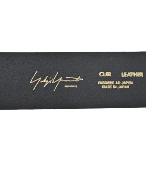 yohji yamamoto POUR HOMME（ヨウジヤマモトプールオム）ベルト 黒 サイズ:- メンズ/2200674023079