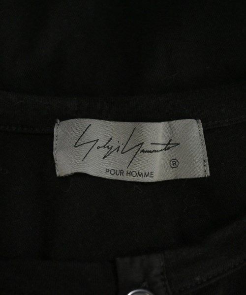 yohji yamamoto POUR HOMME（ヨウジヤマモトプールオム）Tシャツ・カットソー 黒 サイズ:3(M位) メンズ/2200674365049