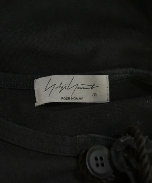 yohji yamamoto POUR HOMME（ヨウジヤマモトプールオム）Tシャツ・カットソー 黒 サイズ:3(M位) メンズ/2200674365056