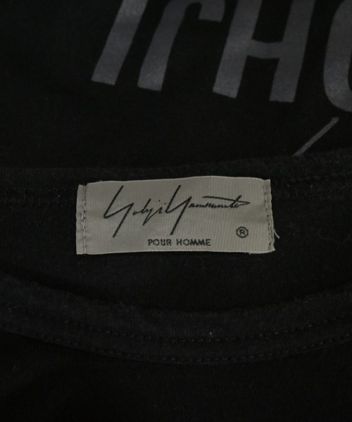 yohji yamamoto POUR HOMME（ヨウジヤマモトプールオム）Tシャツ・カットソー 黒 サイズ:3(M位) メンズ/2200674365063