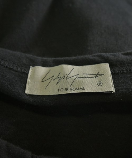 yohji yamamoto POUR HOMME（ヨウジヤマモトプールオム）Tシャツ・カットソー 黒 サイズ:3(M位) メンズ/2200674576025
