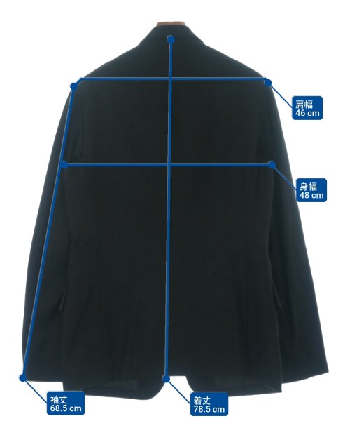 yohji yamamoto POUR HOMME（ヨウジヤマモトプールオム）カジュアルジャケット 黒 サイズ:-(M位) メンズ/2200674655027