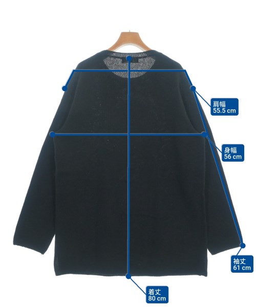 yohji yamamoto POUR HOMME（ヨウジヤマモトプールオム）ニット・セーター 黒 サイズ:3(M位) メンズ/2200674655041