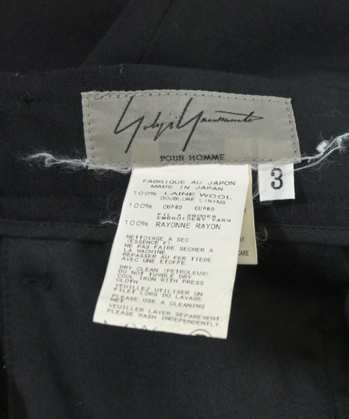 yohji yamamoto POUR HOMME（ヨウジヤマモトプールオム）その他 黒 サイズ:3(M位) メンズ/2200674655058