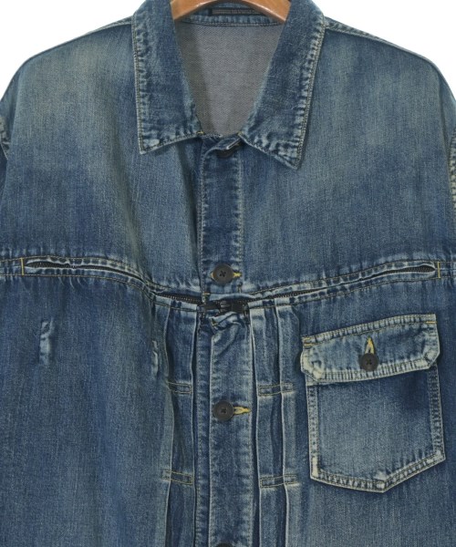 yohji yamamoto POUR HOMME（ヨウジヤマモトプールオム）デニムジャケット 青 サイズ:3(M位) メンズ/2200674655072