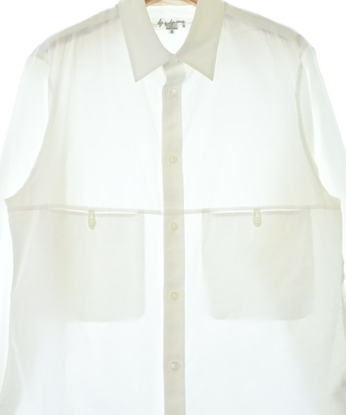 yohji yamamoto POUR HOMME（ヨウジヤマモトプールオム）カジュアルシャツ 白 サイズ:2(S位) メンズ/2200674655096