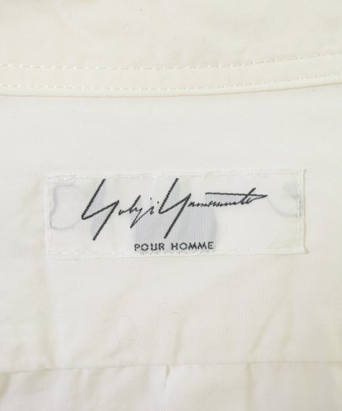 yohji yamamoto POUR HOMME（ヨウジヤマモトプールオム）カジュアルシャツ 白 サイズ:-(XXL位) メンズ/2200674655102