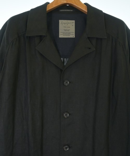 yohji yamamoto POUR HOMME（ヨウジヤマモトプールオム）カジュアルシャツ 黒 サイズ:3(M位) メンズ/2200670602124