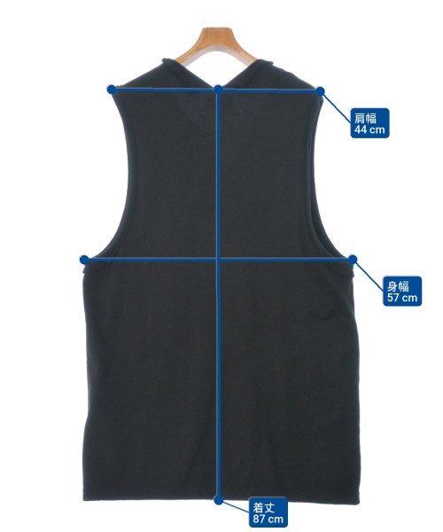 yohji yamamoto POUR HOMME（ヨウジヤマモトプールオム）タンクトップ 黒 サイズ:3(M位) メンズ/2200670602131