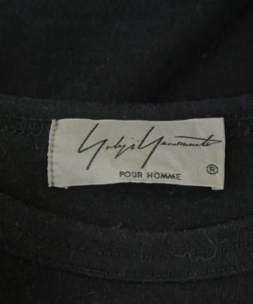yohji yamamoto POUR HOMME（ヨウジヤマモトプールオム）Tシャツ・カットソー 黒 サイズ:3(M位) メンズ/2200675470063