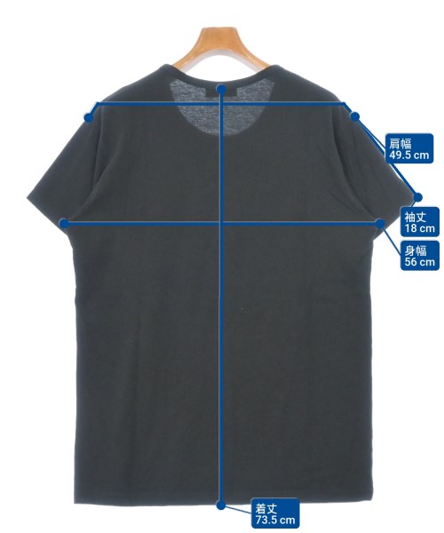 yohji yamamoto POUR HOMME（ヨウジヤマモトプールオム）Tシャツ・カットソー 黒 サイズ:3(M位) メンズ/2200675470070