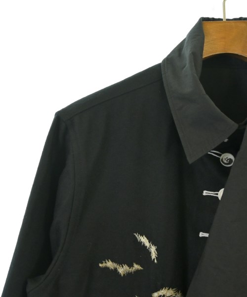 yohji yamamoto POUR HOMME（ヨウジヤマモトプールオム）カジュアルシャツ 黒 サイズ:2(S位) メンズ/2200675719018
