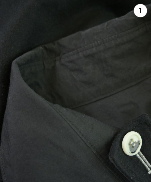 yohji yamamoto POUR HOMME（ヨウジヤマモトプールオム）カジュアルシャツ 黒 サイズ:2(S位) メンズ/2200675719018