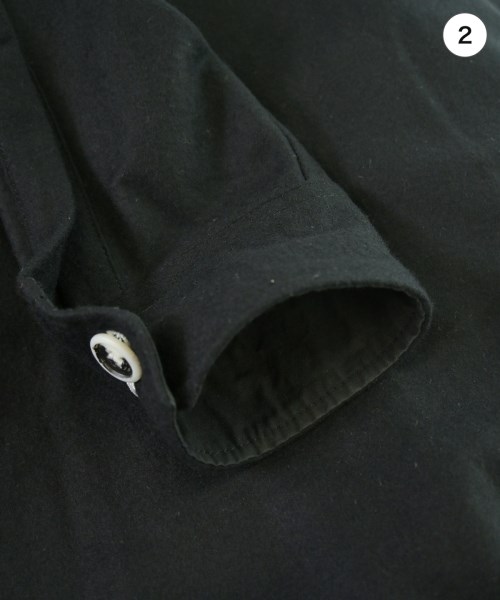 yohji yamamoto POUR HOMME（ヨウジヤマモトプールオム）カジュアルシャツ 黒 サイズ:2(S位) メンズ/2200675719018