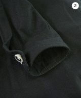 yohji yamamoto POUR HOMME（ヨウジヤマモトプールオム）カジュアルシャツ 黒 サイズ:2(S位) メンズ/2200675719018