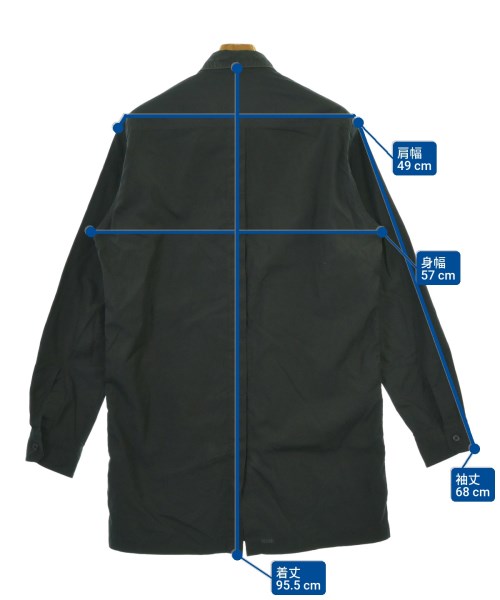 yohji yamamoto POUR HOMME（ヨウジヤマモトプールオム）カジュアルシャツ 黒 サイズ:3(M位) メンズ/2200675719131