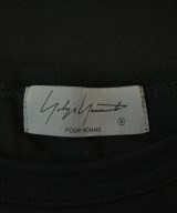 yohji yamamoto POUR HOMME（ヨウジヤマモトプールオム）Tシャツ・カットソー 黒 サイズ:3(M位) メンズ/2200676316025