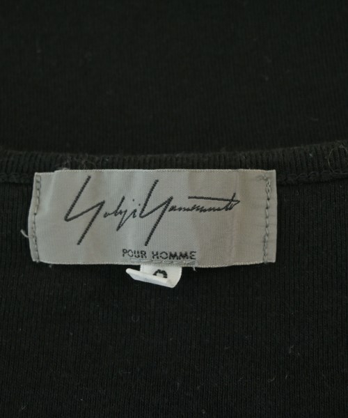 yohji yamamoto POUR HOMME（ヨウジヤマモトプールオム）Tシャツ・カットソー 黒 サイズ:3(M位) メンズ/2200676316063