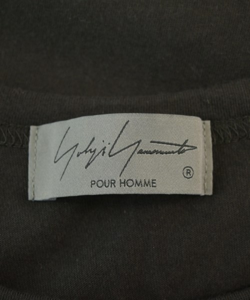 yohji yamamoto POUR HOMME（ヨウジヤマモトプールオム）Tシャツ・カットソー 茶 サイズ:3(M位) メンズ/2200676316070
