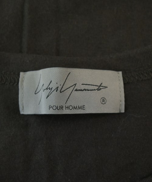 yohji yamamoto POUR HOMME（ヨウジヤマモトプールオム）Tシャツ・カットソー 茶 サイズ:3(M位) メンズ/2200676316087