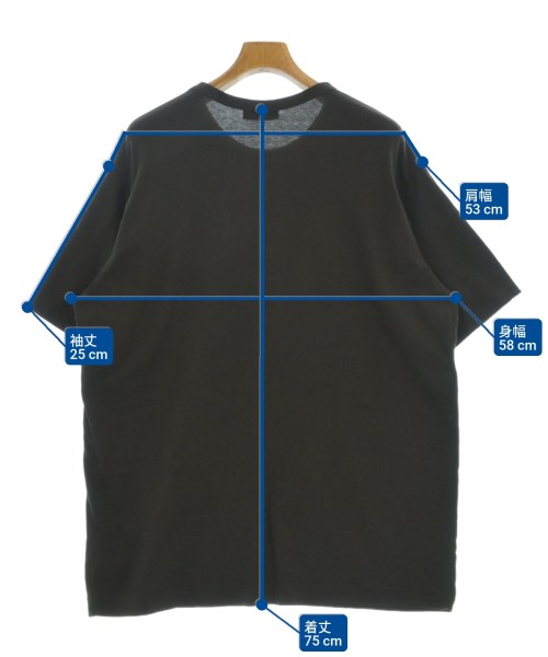yohji yamamoto POUR HOMME（ヨウジヤマモトプールオム）Tシャツ・カットソー 茶 サイズ:3(M位) メンズ/2200676316094