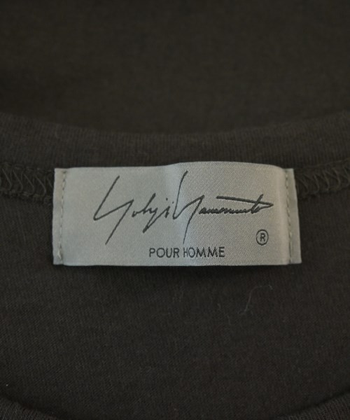 yohji yamamoto POUR HOMME（ヨウジヤマモトプールオム）Tシャツ・カットソー 茶 サイズ:3(M位) メンズ/2200676316117