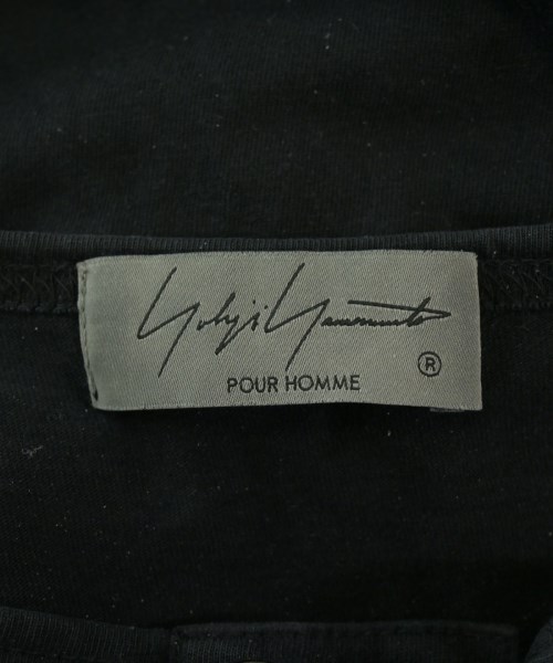 yohji yamamoto POUR HOMME（ヨウジヤマモトプールオム）Tシャツ・カットソー 黒 サイズ:3(M位) メンズ/2200676832044
