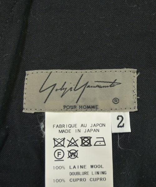 yohji yamamoto POUR HOMME（ヨウジヤマモトプールオム）クロップドパンツ 黒 サイズ:2(S位) メンズ/2200677419077