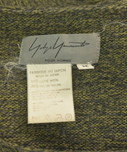 yohji yamamoto POUR HOMME（ヨウジヤマモトプールオム）ニット・セーター カーキ サイズ:M メンズ/2200677563015