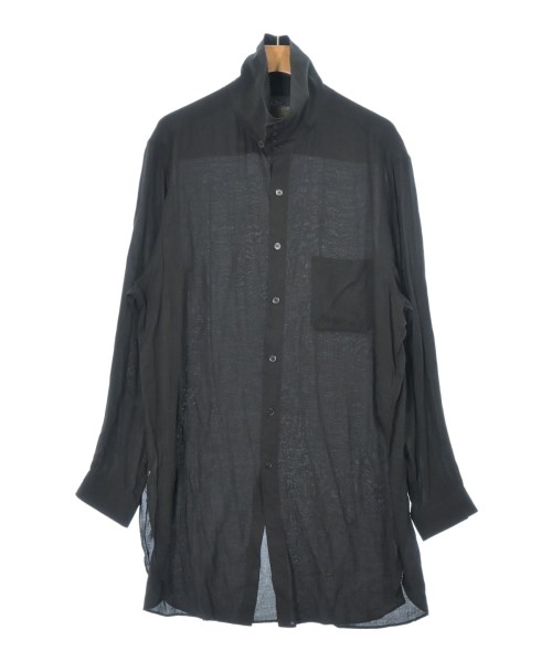 yohji yamamoto POUR HOMME(ヨウジヤマモトプールオム)カジュアルシャツ 黒 サイズ:4(L位)/2200674974159