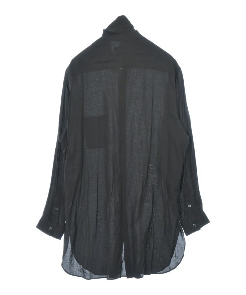yohji yamamoto POUR HOMME（ヨウジヤマモトプールオム）カジュアルシャツ 黒 サイズ:4(L位) メンズ/2200674974159