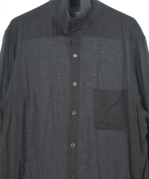 yohji yamamoto POUR HOMME（ヨウジヤマモトプールオム）カジュアルシャツ 黒 サイズ:4(L位) メンズ/2200674974159