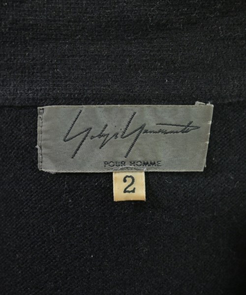 yohji yamamoto POUR HOMME（ヨウジヤマモトプールオム）カジュアルシャツ 黒 サイズ:2(S位) メンズ/2200678648162