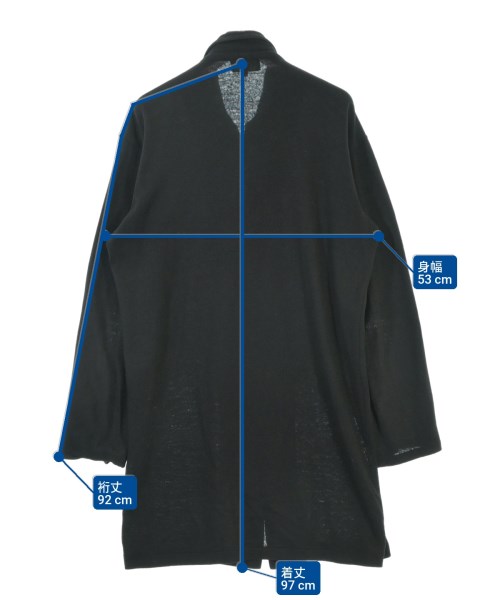 yohji yamamoto POUR HOMME（ヨウジヤマモトプールオム）カジュアルシャツ 黒 サイズ:2(S位) メンズ/2200678648162