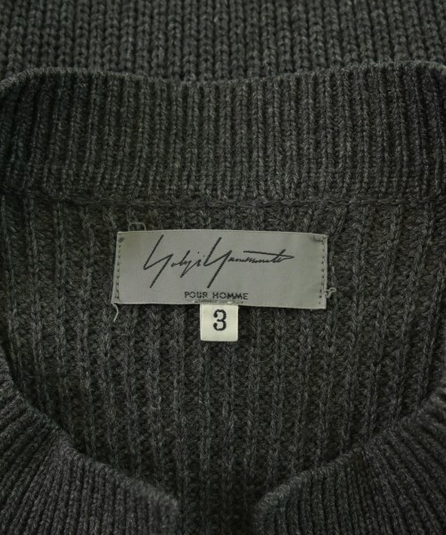 yohji yamamoto POUR HOMME（ヨウジヤマモトプールオム）カーディガン グレー サイズ:3(M位) メンズ/2200678648193