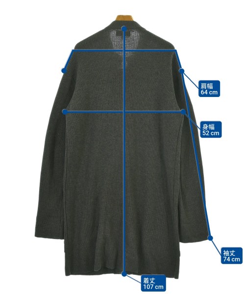 yohji yamamoto POUR HOMME（ヨウジヤマモトプールオム）カーディガン グレー サイズ:3(M位) メンズ/2200678648193