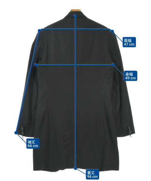 yohji yamamoto POUR HOMME（ヨウジヤマモトプールオム）テーラードジャケット 黒 サイズ:4(L位) メンズ/2200678648209