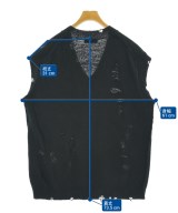 yohji yamamoto POUR HOMME（ヨウジヤマモトプールオム）ベスト 黒 サイズ:3(M位) メンズ/2200679374046