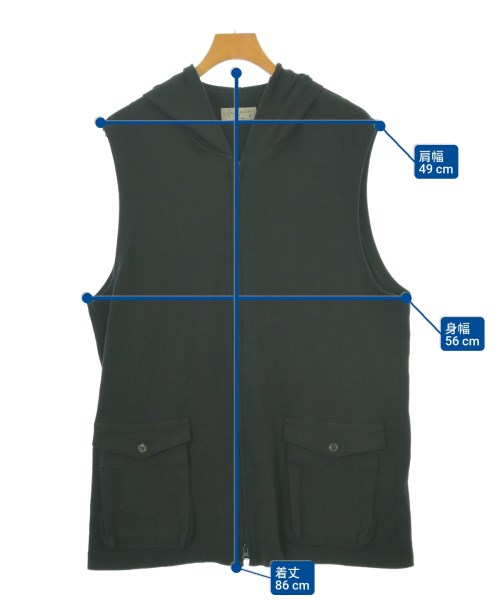 yohji yamamoto POUR HOMME（ヨウジヤマモトプールオム）ベスト 黒 サイズ:3(M位) メンズ/2200680143037