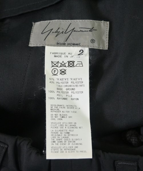 yohji yamamoto POUR HOMME（ヨウジヤマモトプールオム）ショートパンツ 黒 サイズ:2(S位) メンズ/2200680143075