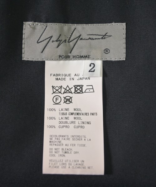 yohji yamamoto POUR HOMME（ヨウジヤマモトプールオム）その他 黒 サイズ:2(S位) メンズ/2200680143112